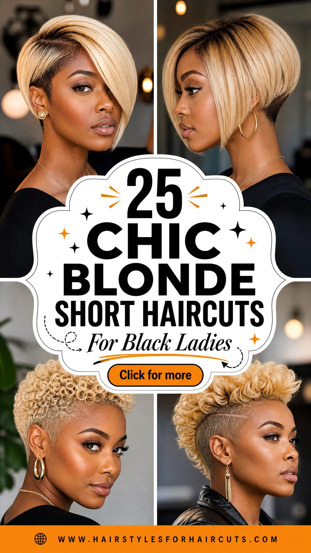 25 Chic Blonde Short Haircuts for Black Ladies - 25 Chic Blonde Short Haircuts for Black Ladies