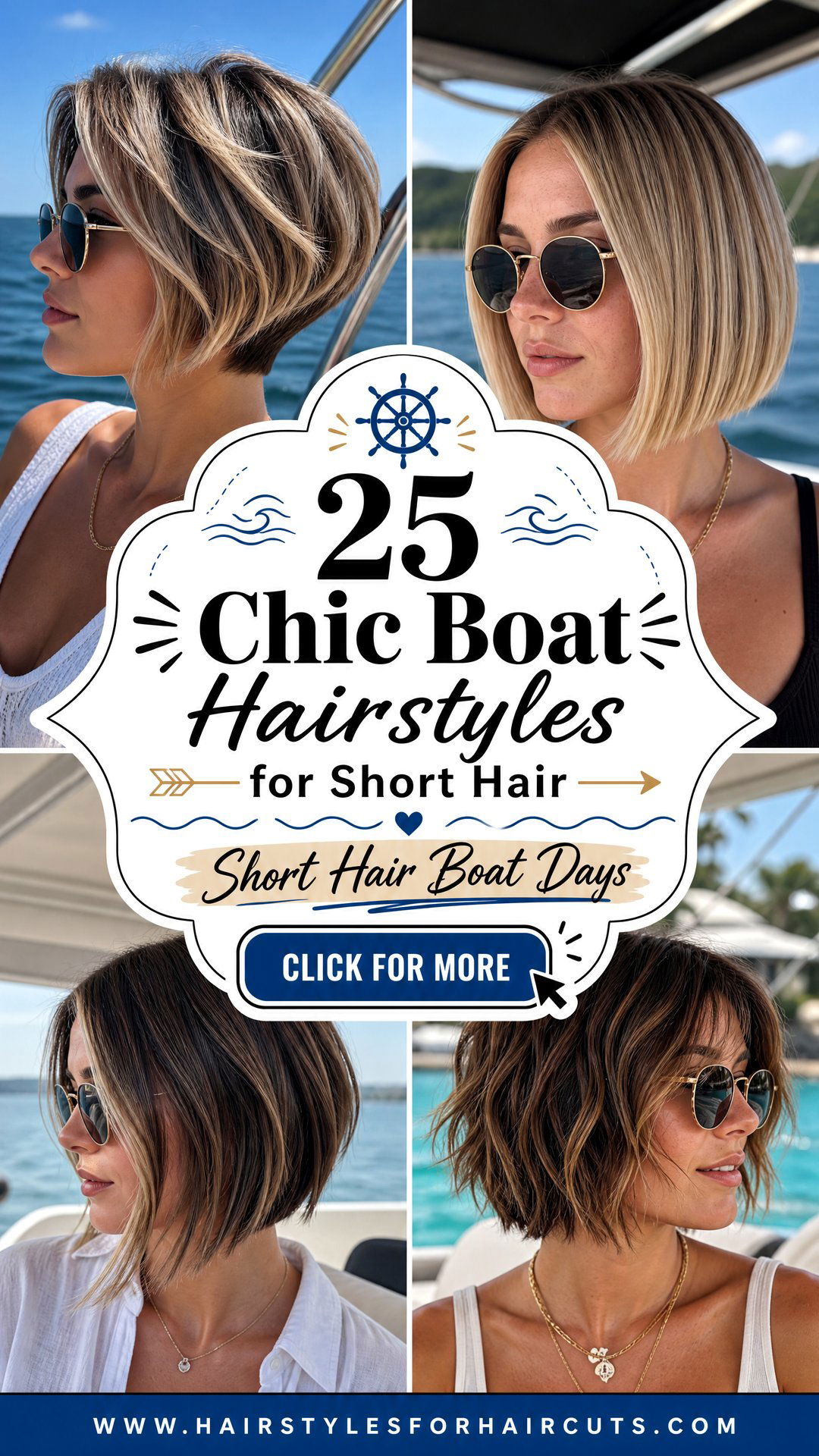 25 Chic Boat Hairstyles for Short Hair to Try Today - 25 Chic Boat Hairstyles for Short Hair to Try Today
