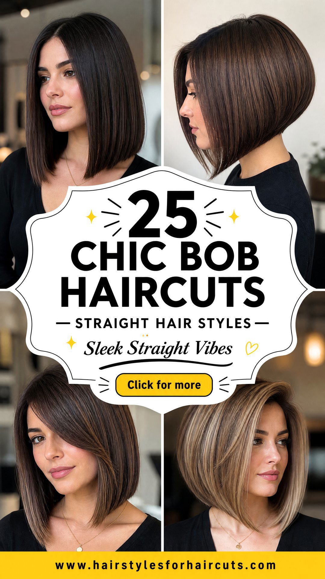 25 Chic Bob Haircuts Straight Hair Styles to Try - 25 Chic Bob Haircuts Straight Hair Styles to Try
