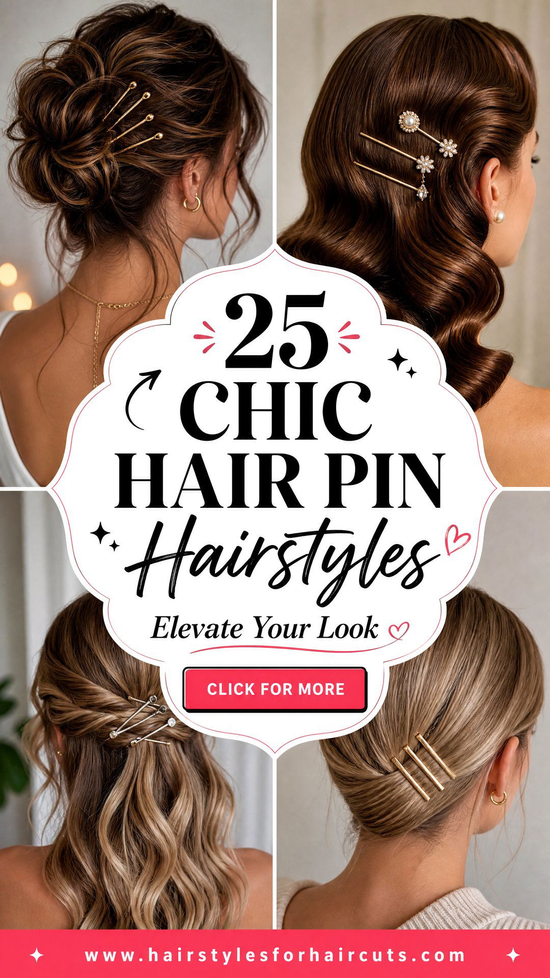 25 Chic Hair Pin Hairstyles to Elevate Your Look - 25 Chic Hair Pin Hairstyles to Elevate Your Look