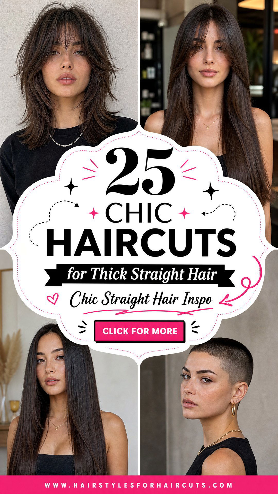 25 Chic Haircuts for Thick Straight Hair Women - 25 Chic Haircuts for Thick Straight Hair Women