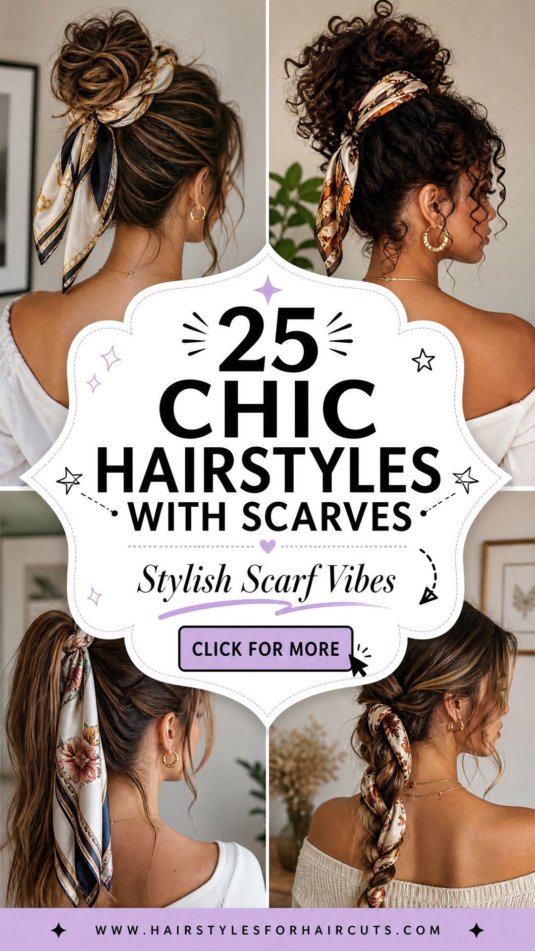 25 Chic Hairstyles With Scarves to Try Today - 25 Chic Hairstyles With Scarves to Try Today