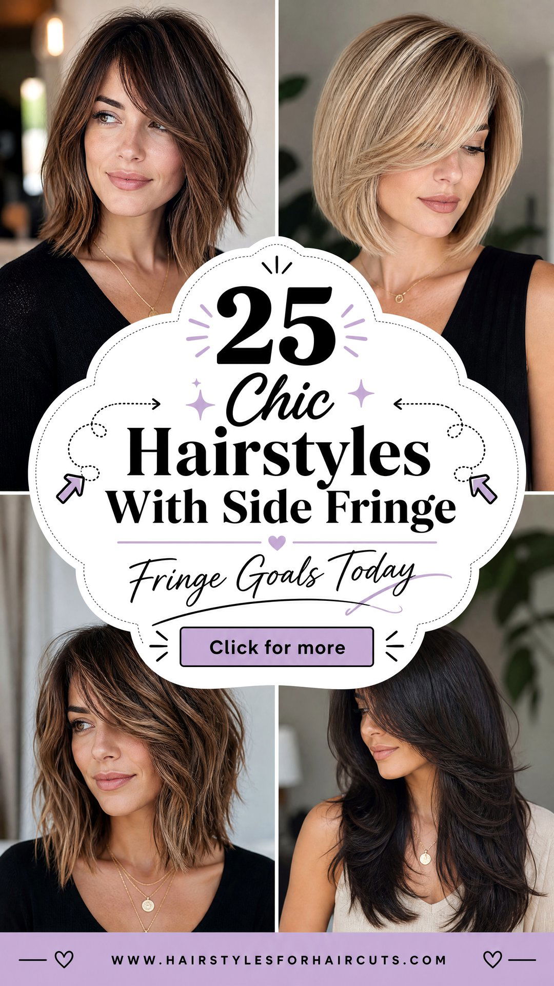 25 Chic Hairstyles With Side Fringe to Try Today - 25 Chic Hairstyles With Side Fringe to Try Today