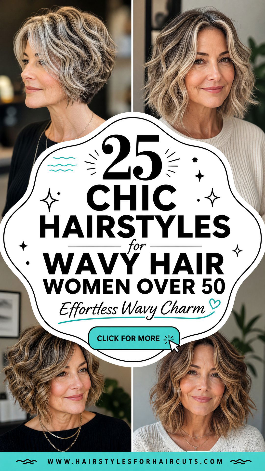 25 Chic Hairstyles for Wavy Hair Women Over 50 - 25 Chic Hairstyles for Wavy Hair Women Over 50