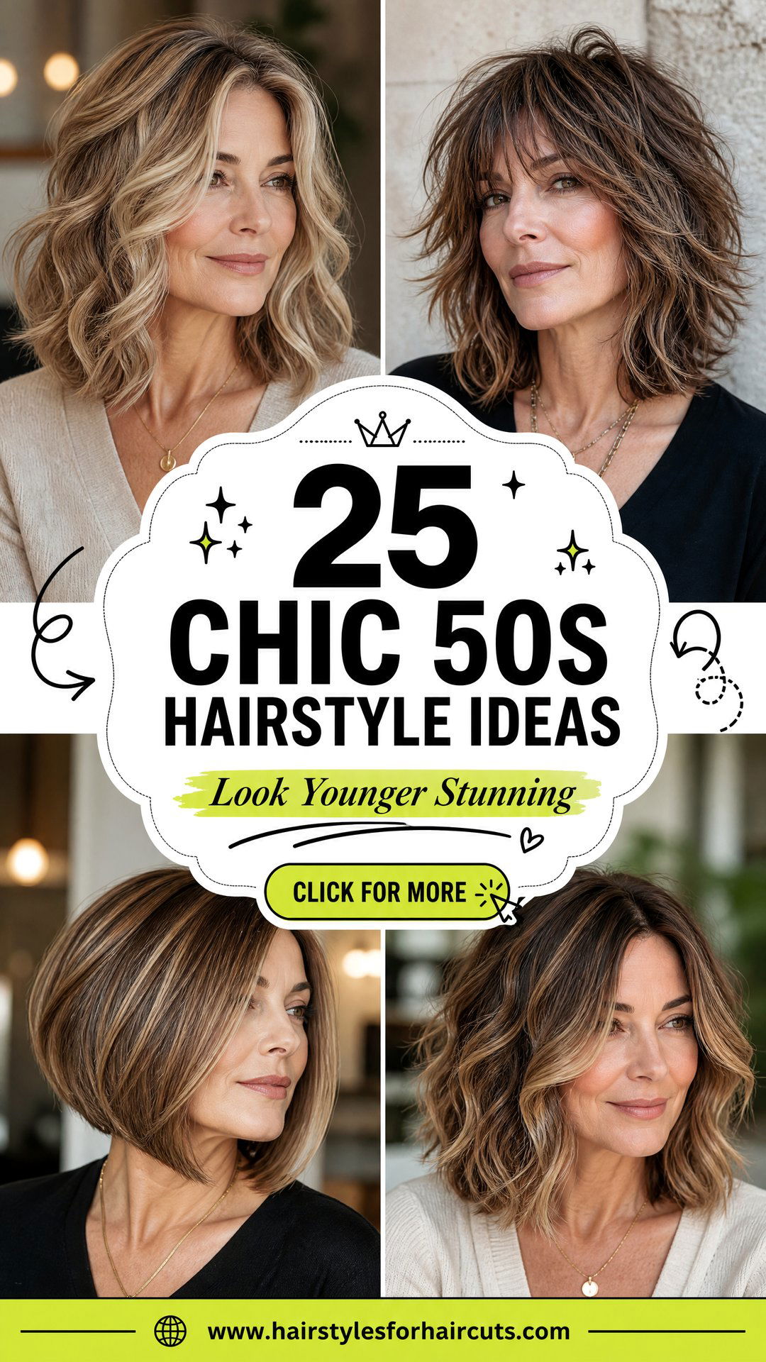 25 Chic Hairstyles for Women in 50s to Look Younger - 25 Chic Hairstyles for Women in 50s to Look Younger