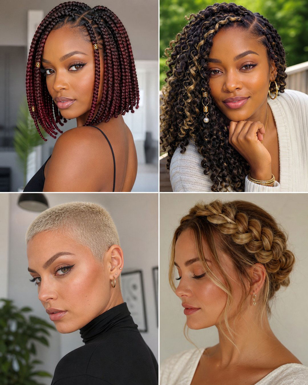 25 Chic Low Maintenance Hairstyles for Black Hair Ideas