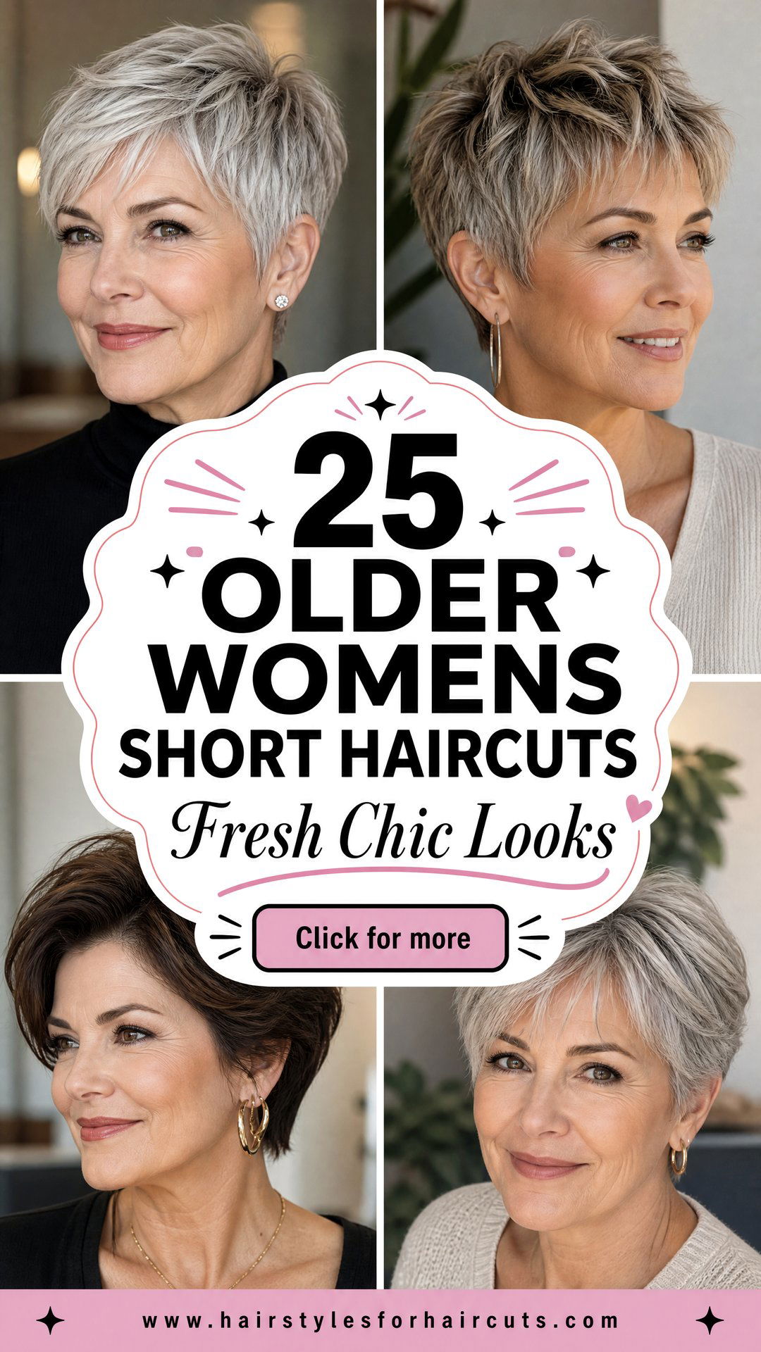 25 Chic Older Womens Short Haircuts for a Fresh Look - 25 Chic Older Womens Short Haircuts for a Fresh Look