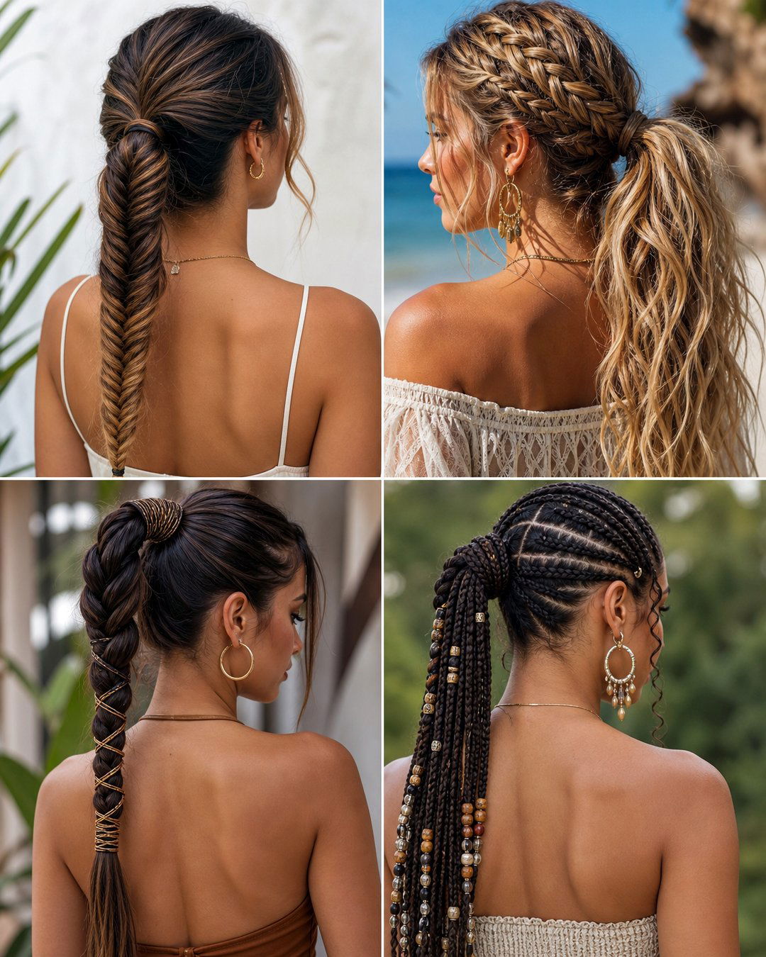25 Chic Ponytail Braids Hairstyles for Black Hair