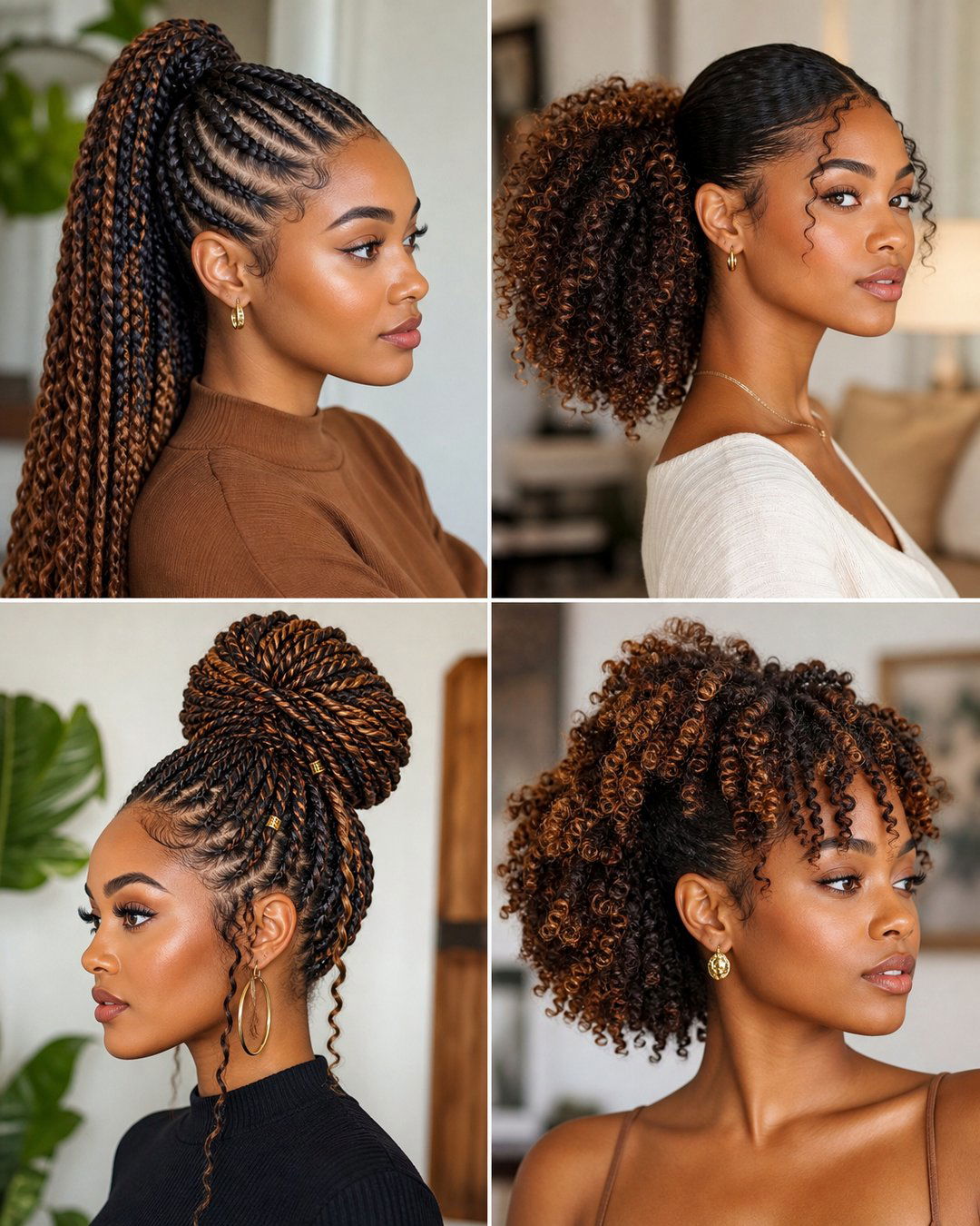 25 Chic Pulled Back Hairstyles for Black Hair Inspiration