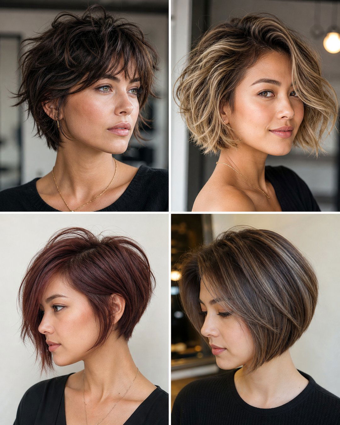 25 Chic Short Hair Long Layers Haircuts to Inspire You