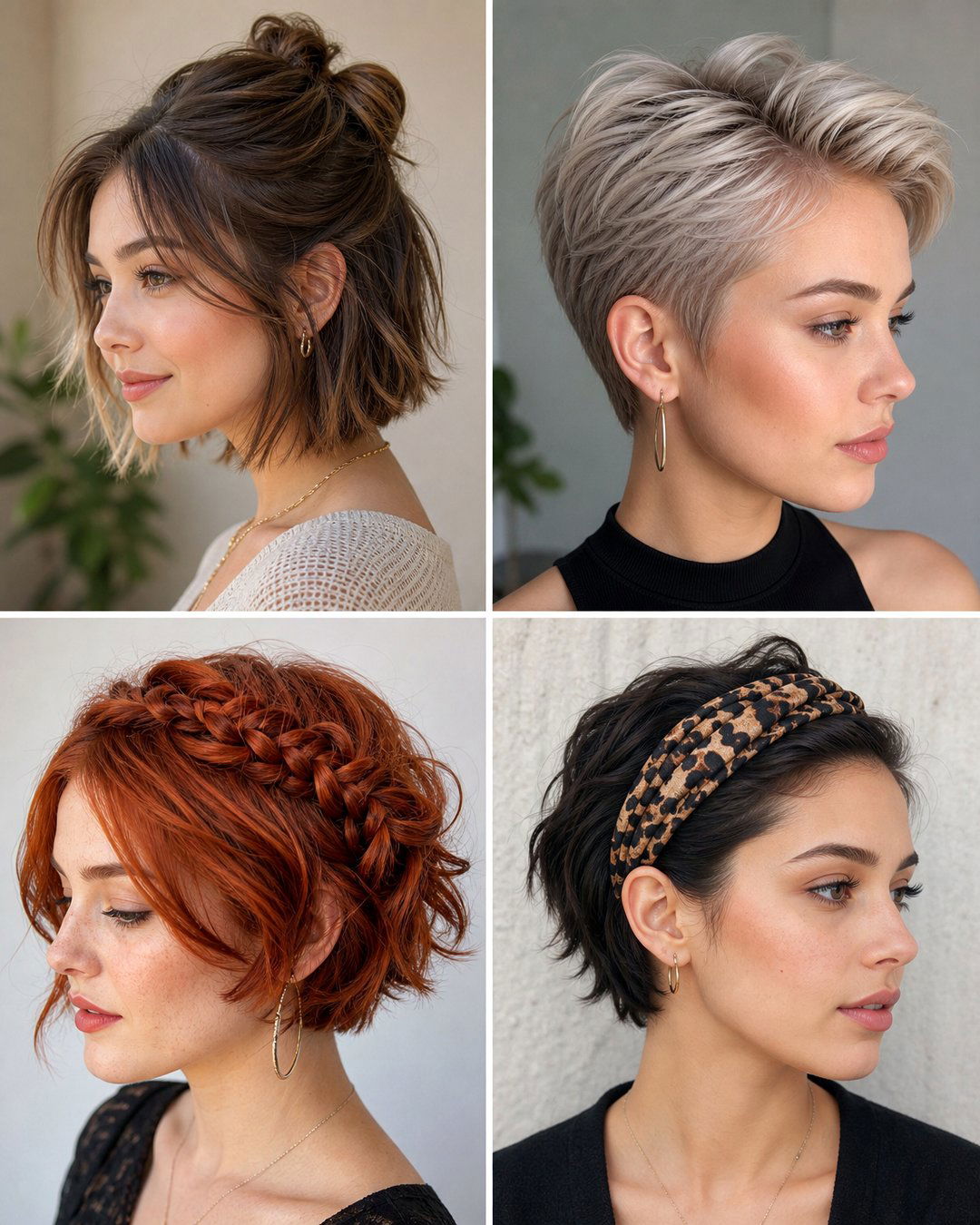 25 Chic Short Hair Pulled Back Hairstyles to Inspire