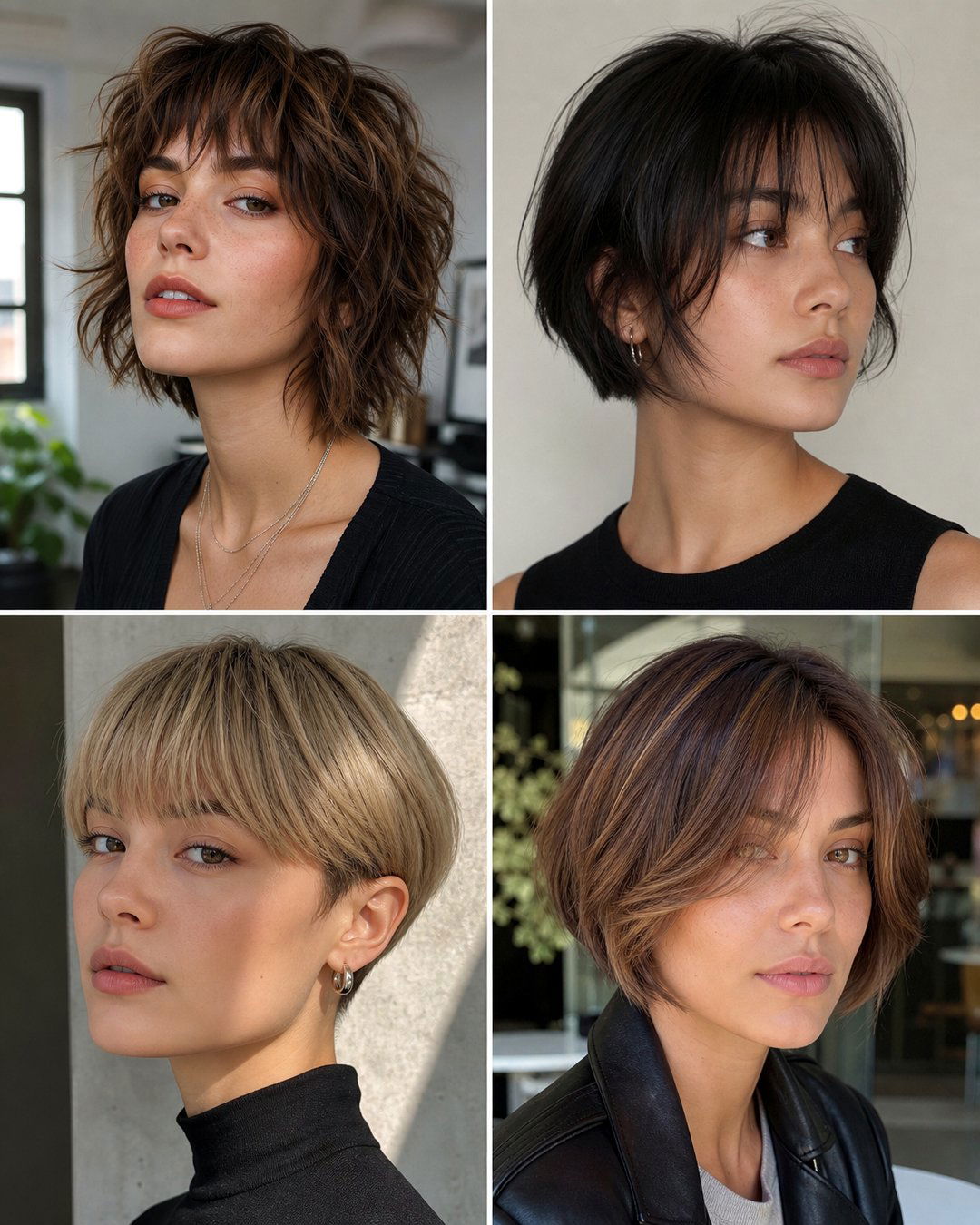 25 Chic Short Hair With Bangs Haircuts to Try Today