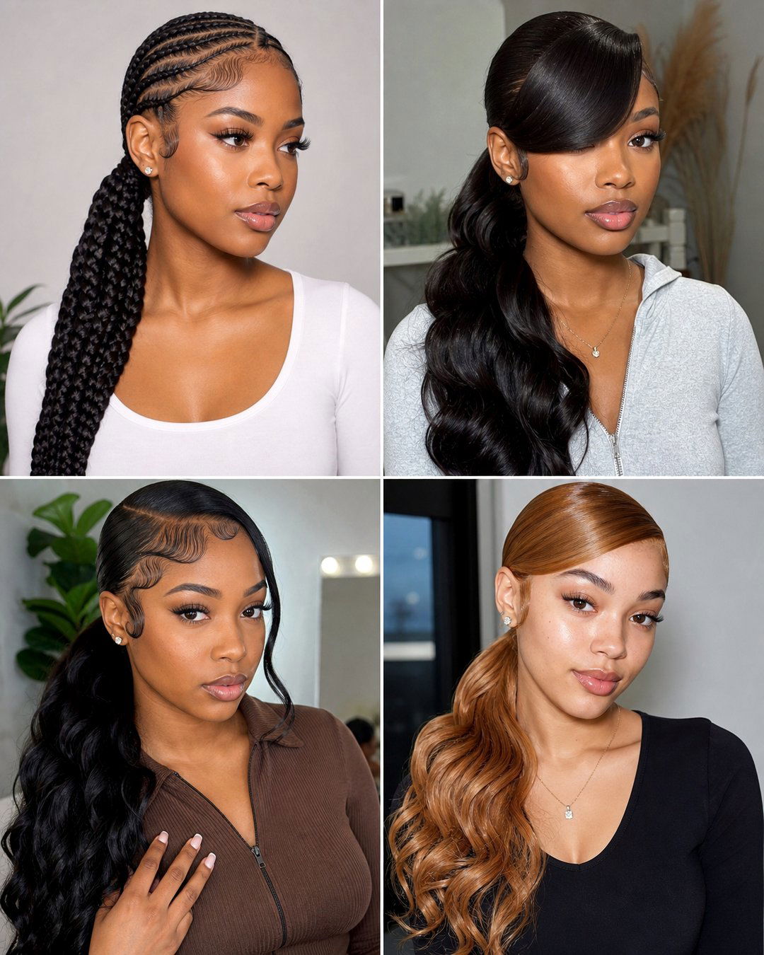 25 Chic Side Ponytail Hairstyles for Black Hair