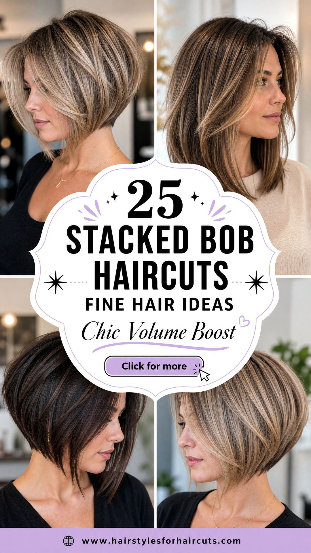 25 Chic Stacked Bob Haircuts for Fine Hair Ideas - 25 Chic Stacked Bob Haircuts for Fine Hair Ideas