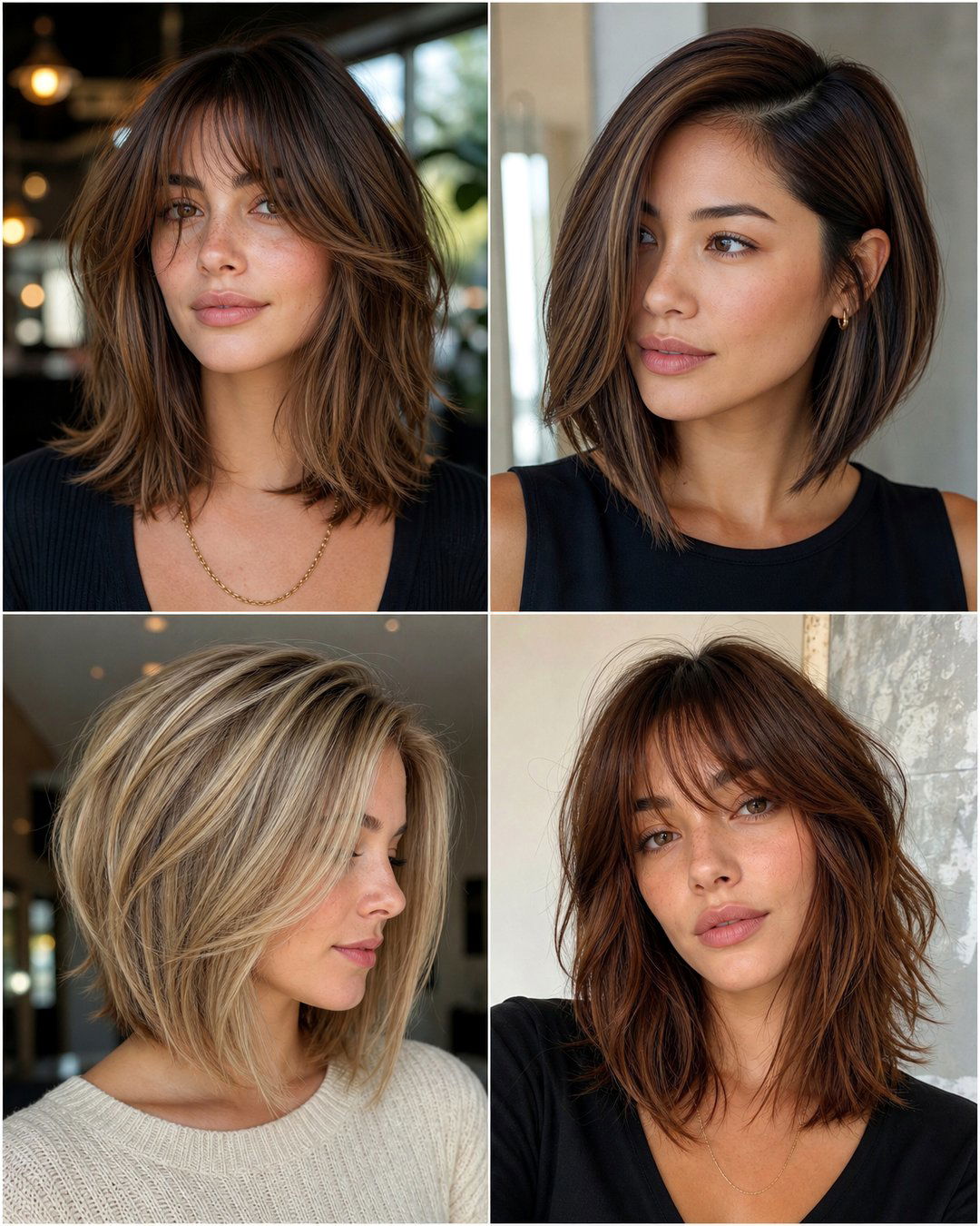 25 Chic Straight Hair Collarbone Length Haircuts Ideas