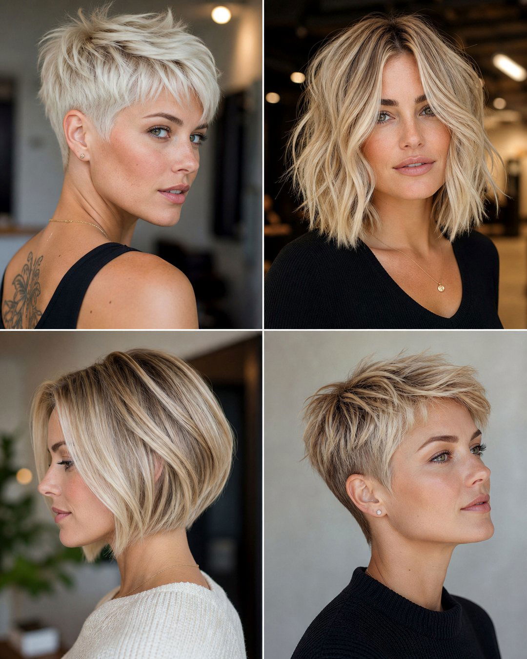 25 Chic Thin Hair Short Blonde Haircuts for Modern Look