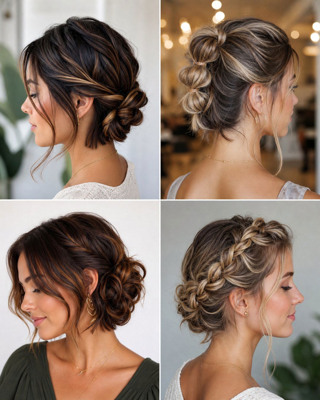 25 Chic Up Do Hairstyles for Short Hair to Try Today
