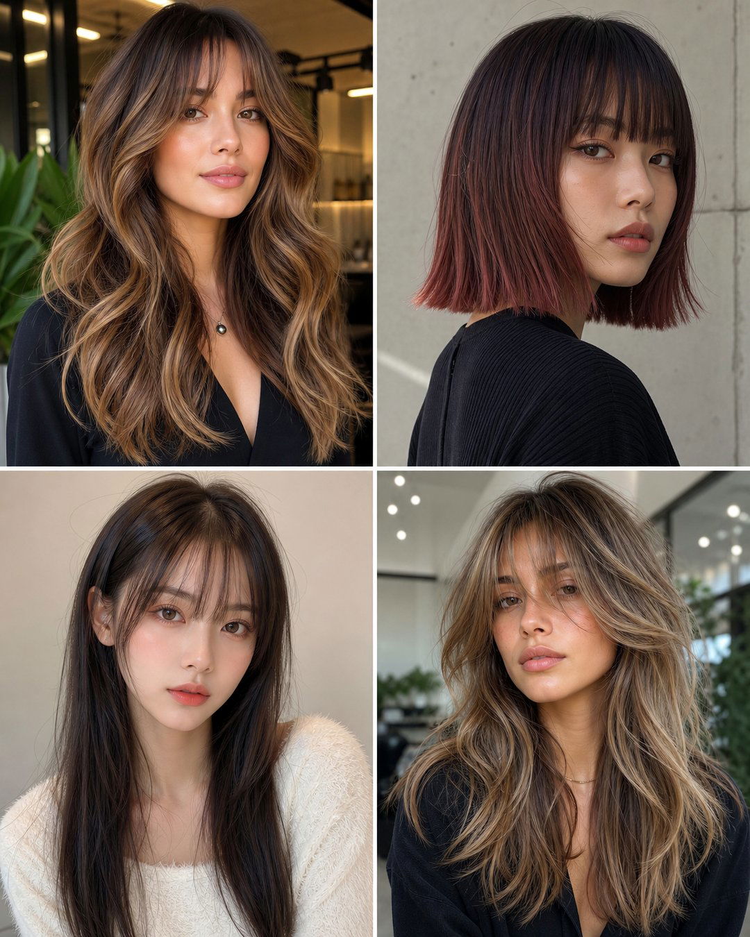 25 Chic Womens Hairstyles With Bangs to Try Now