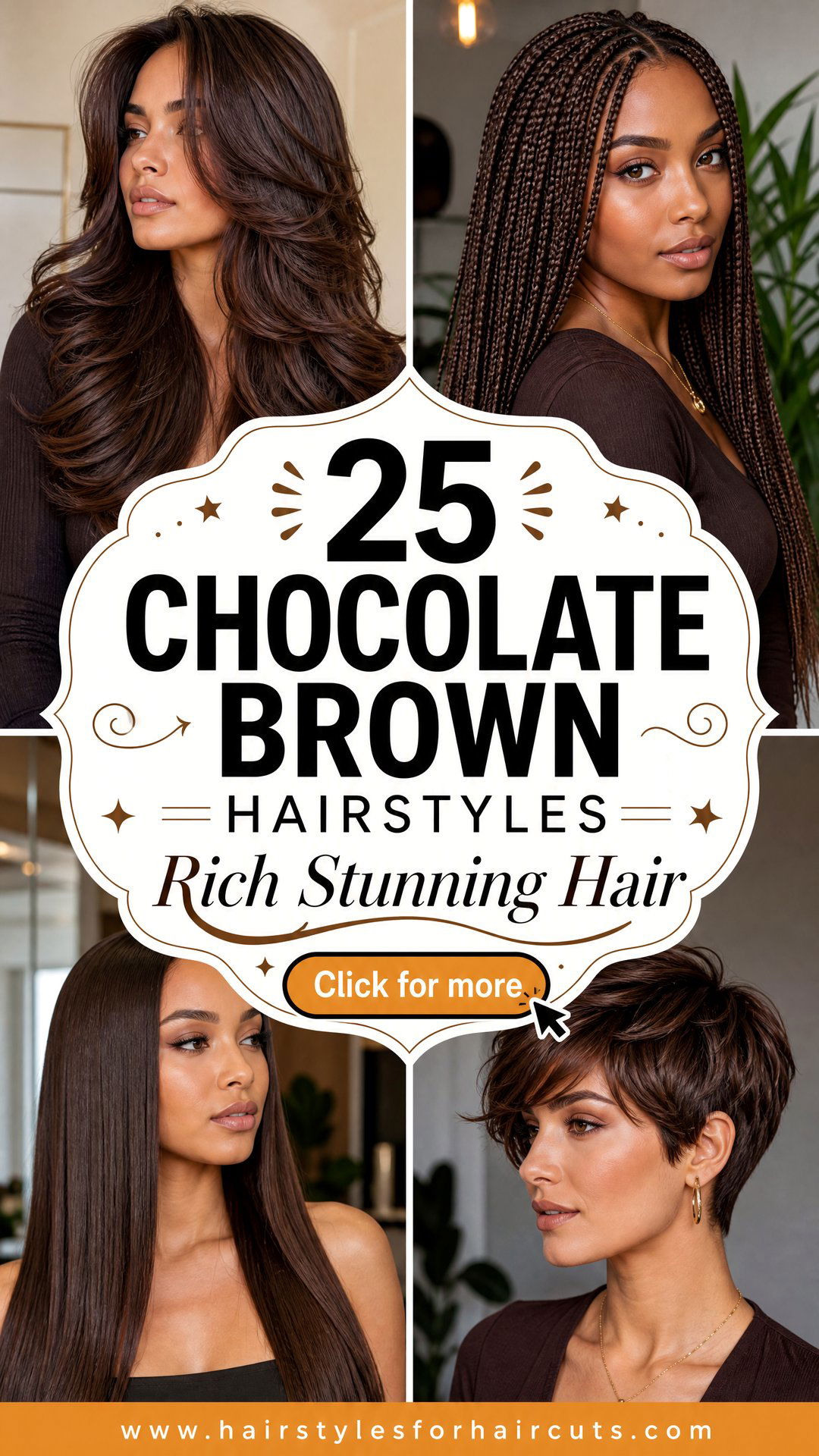 25 Chocolate Brown Hairstyles Rich Stunning Hair Ideas - 25 Chocolate Brown Hairstyles: Rich, Stunning Hair Ideas