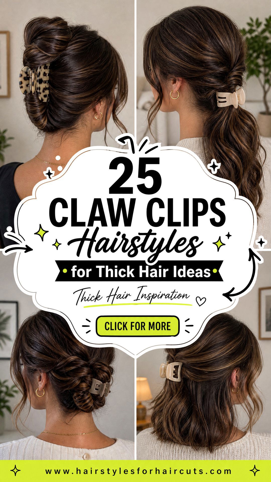 25 Claw Clips Hairstyles for Thick Hair Ideas - 25 Claw Clips Hairstyles for Thick Hair Ideas
