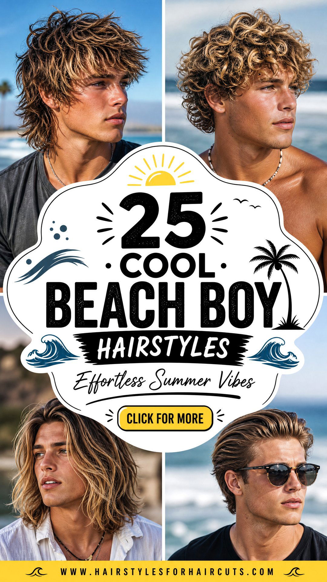 25 Cool Beach Boy Hairstyles for Effortless Summer Vibes - 25 Cool Beach Boy Hairstyles for Effortless Summer Vibes
