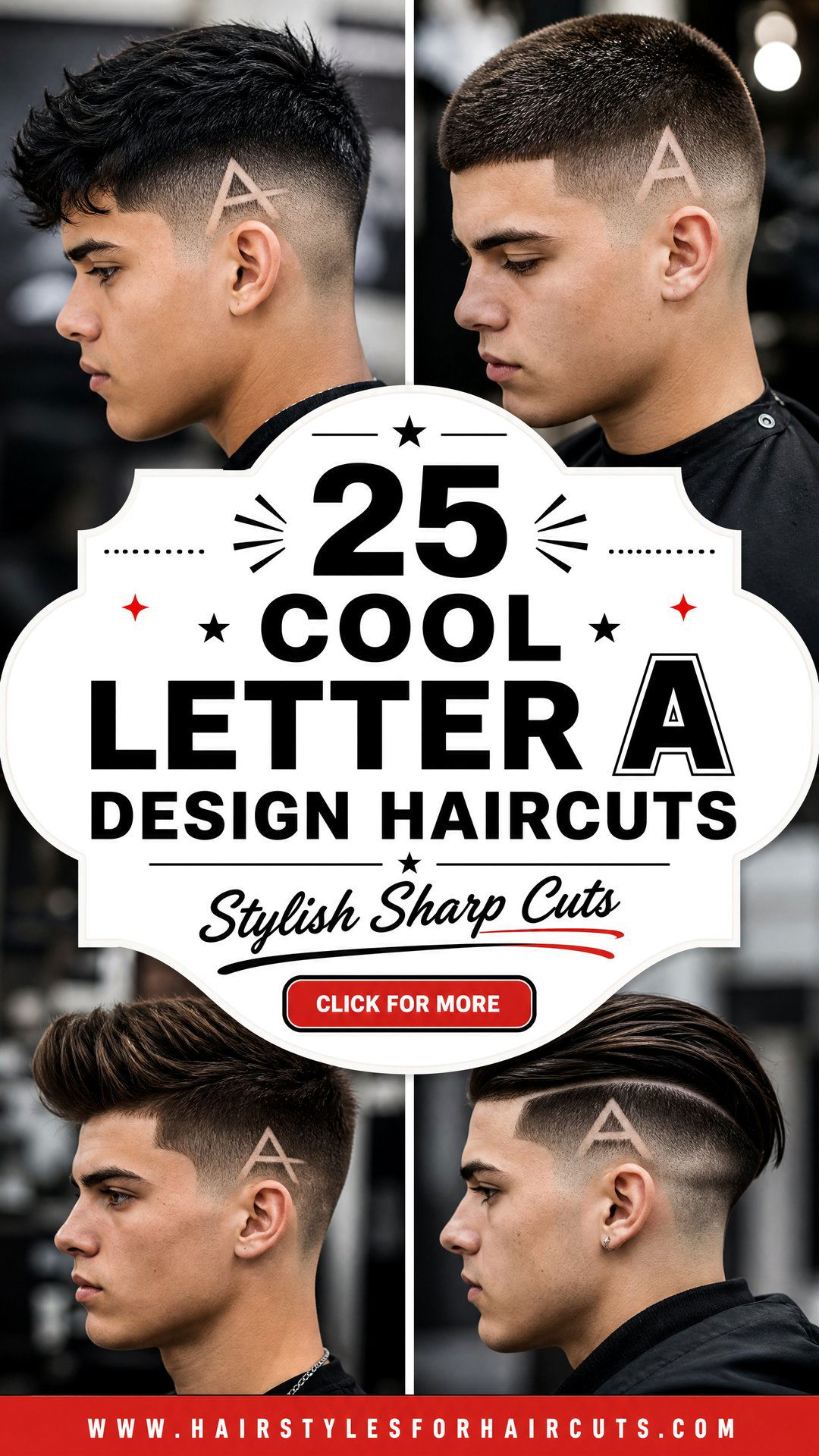 25 Cool Letter A Design Haircuts for Stylish Looks - 25 Cool Letter A Design Haircuts for Stylish Looks