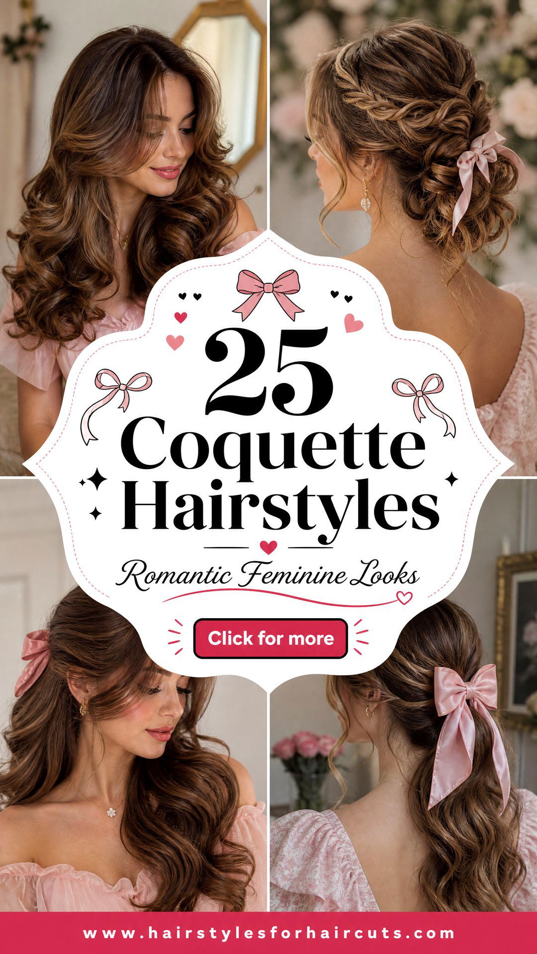 25 Coquette Hairstyles Romantic and Feminine Looks - 25 Coquette Hairstyles: Romantic & Feminine Looks