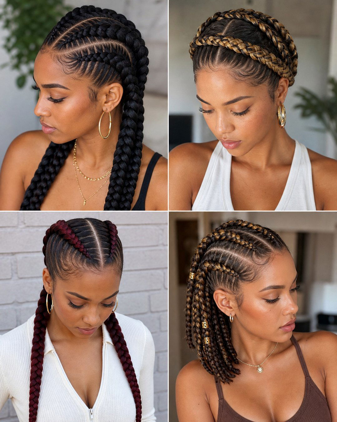 25 Corn Rolls Hairstyles Trendy Braided Looks