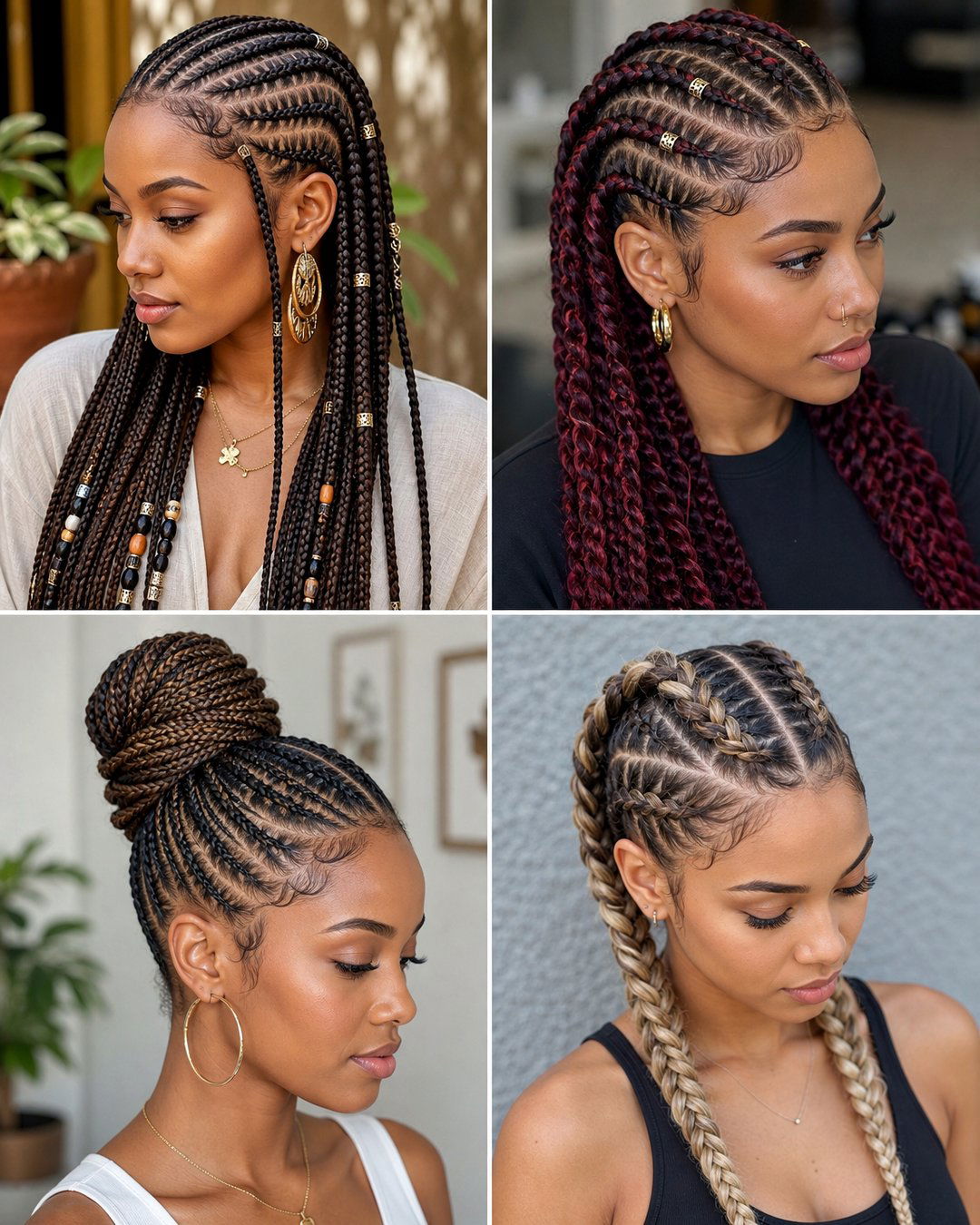 25 Cornrow Hairstyles for Natural Hair Chic Looks