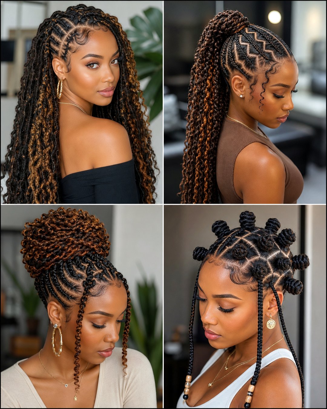 25 Cornrow and Twist Hairstyles for Natural Hair