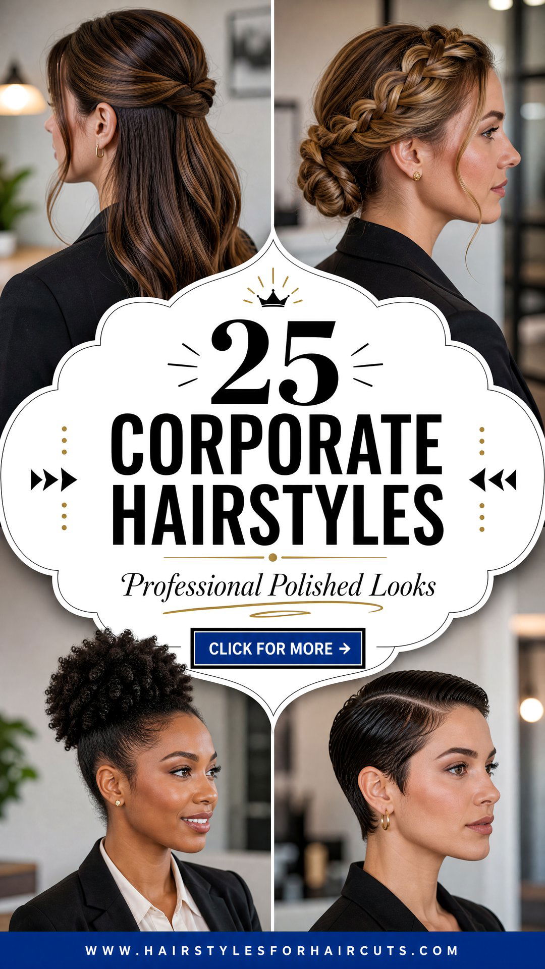 25 Corporate Hairstyles Professional and Polished - 25 Corporate Hairstyles: Professional & Polished