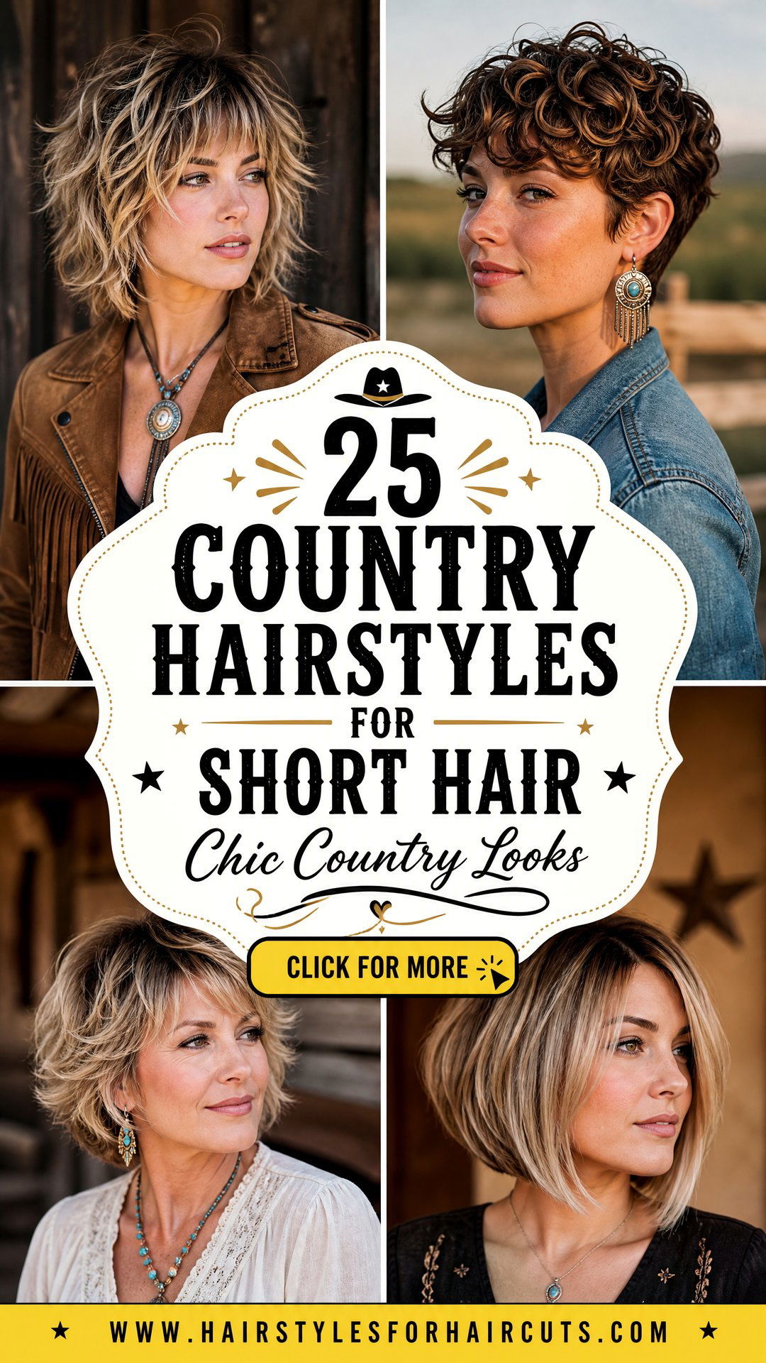 25 Country Hairstyles for Short Hair Chic Looks - 25 Country Hairstyles for Short Hair: Chic Looks