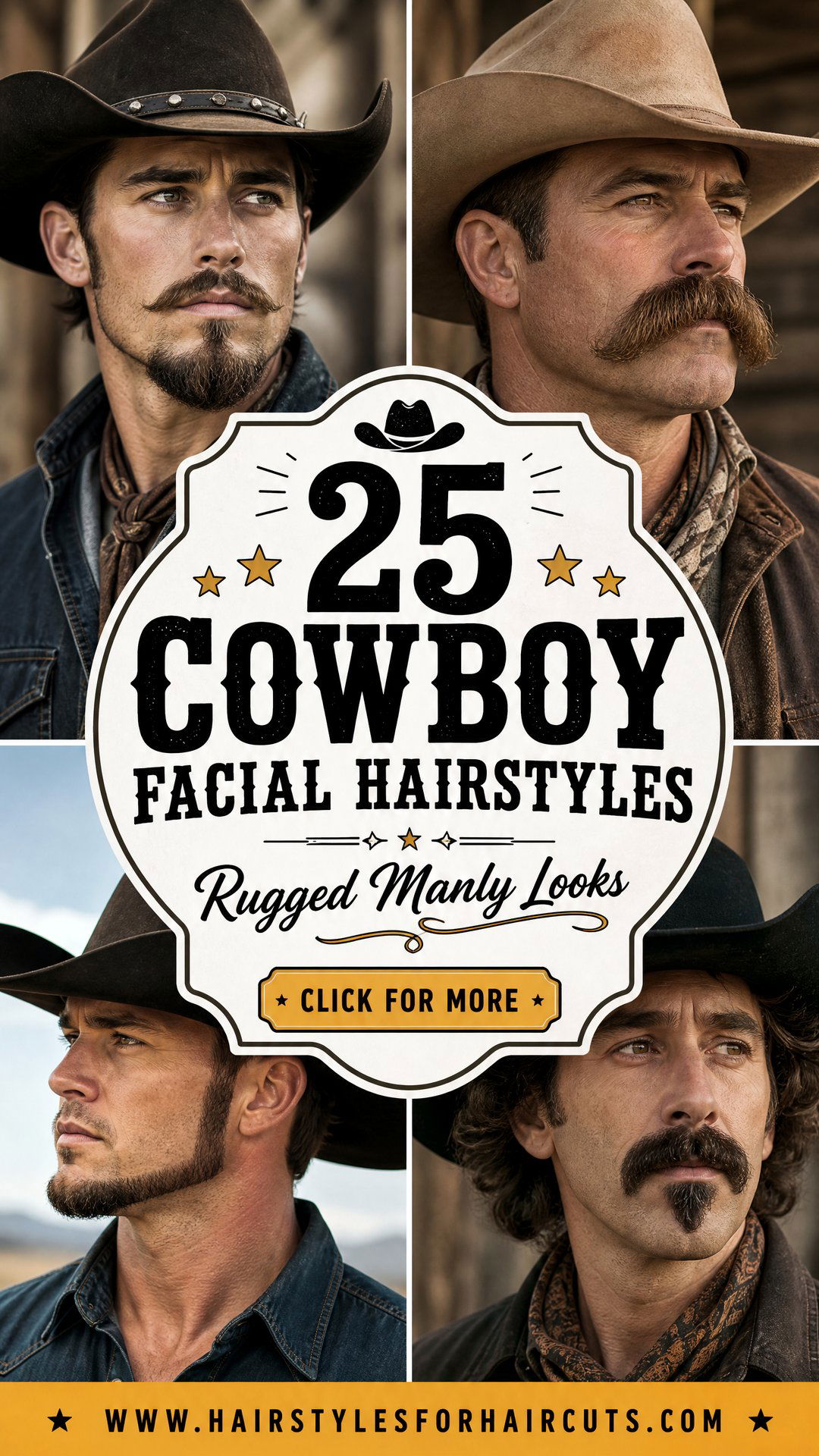 25 Cowboy Facial Hairstyles for a Rugged Look - 25 Cowboy Facial Hairstyles for a Rugged Look