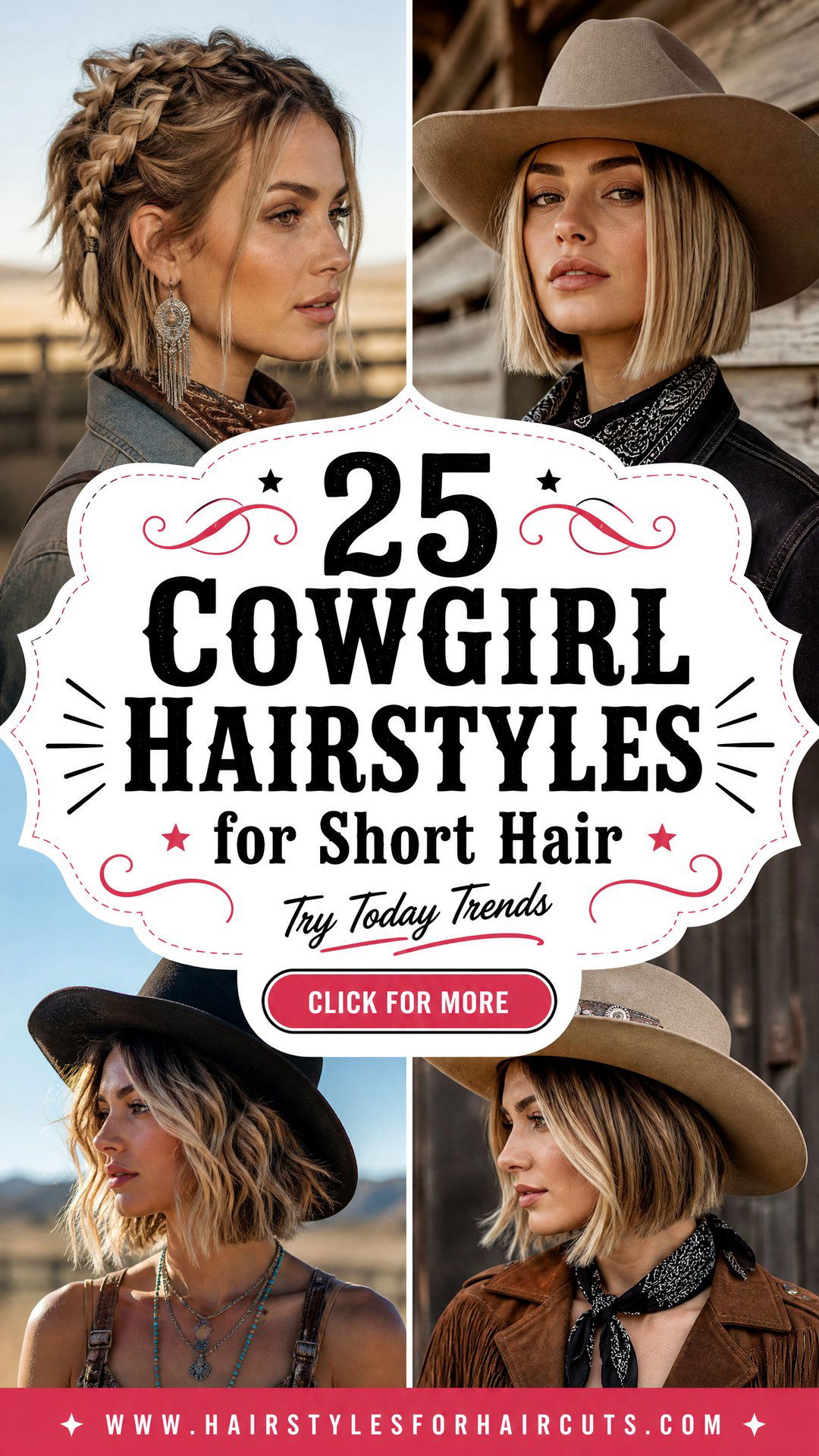 25 Cowgirl Hairstyles for Short Hair to Try Today - 25 Cowgirl Hairstyles for Short Hair to Try Today