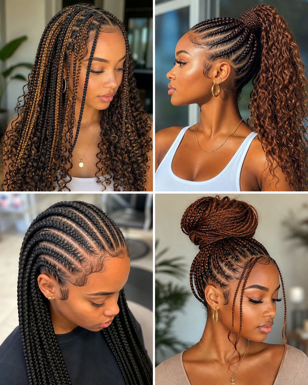25 Cozy Braiding Winter Hairstyles for Black Hair
