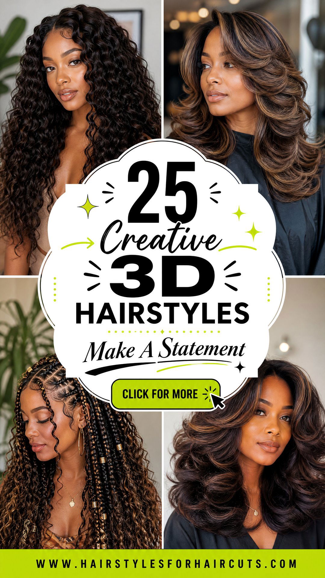 25 Creative 3D Hairstyles That Make a Statement - 25 Creative 3D Hairstyles That Make a Statement