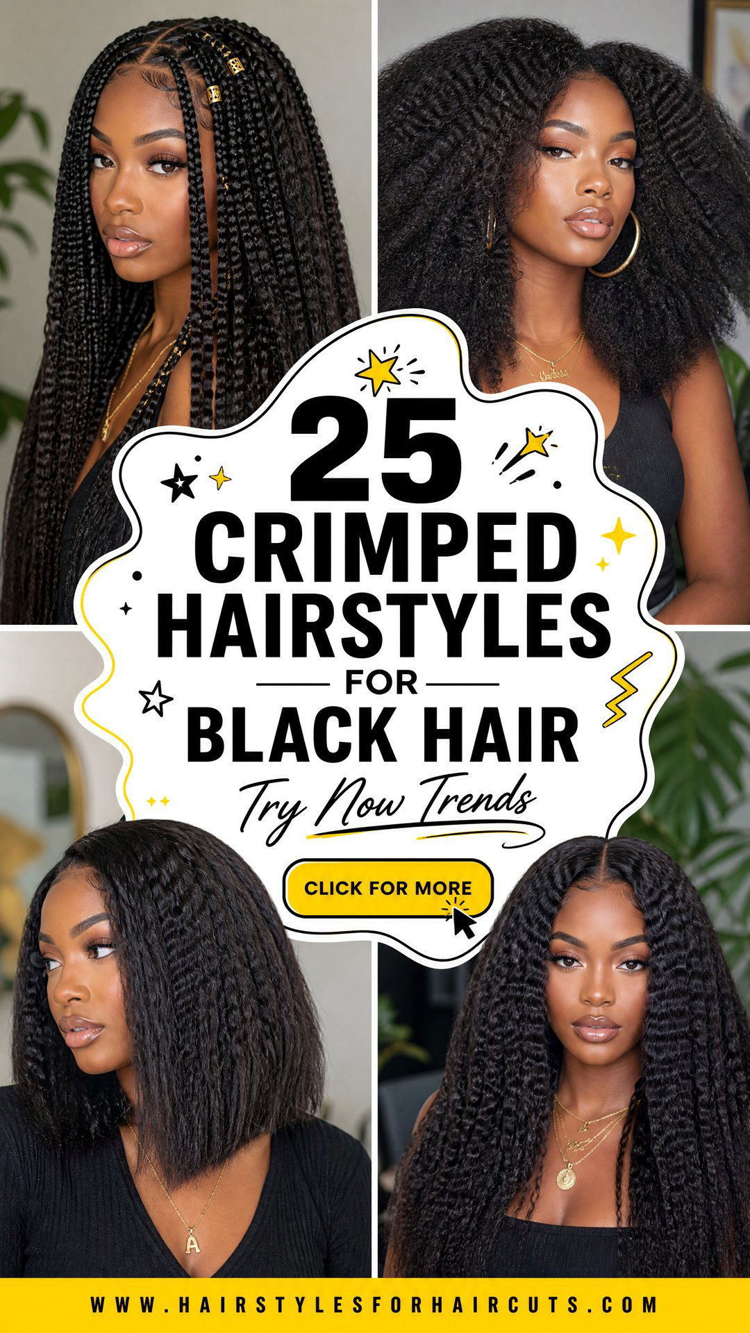25 Crimped Hairstyles for Black Hair to Try Now - 25 Crimped Hairstyles for Black Hair to Try Now