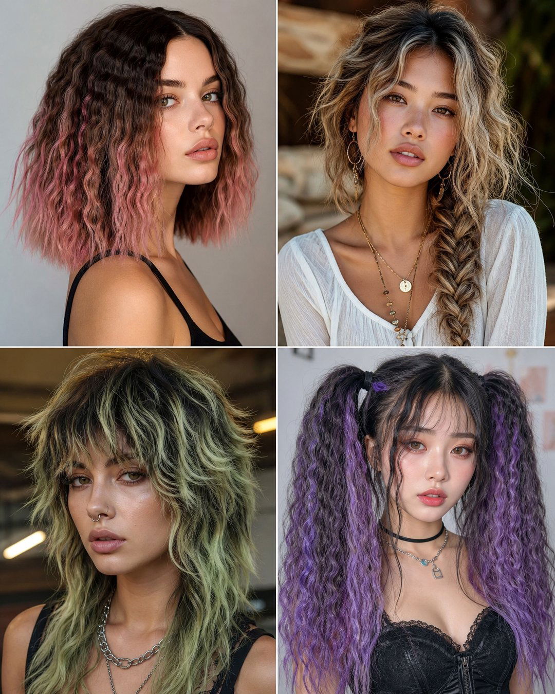 25 Crimped Hairstyles for a Bold Retro Look