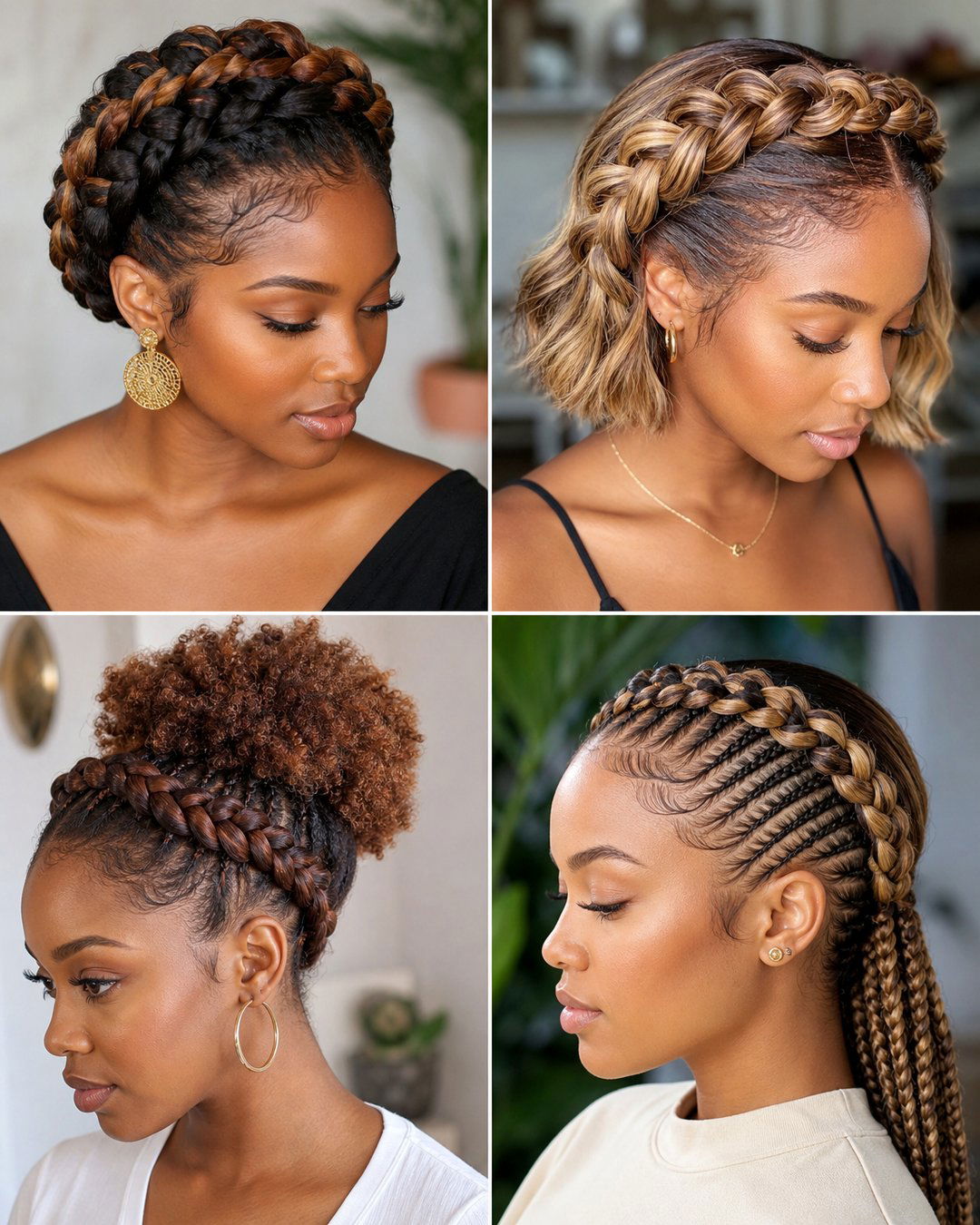 25 Crown Braid Hairstyles for Black Hair to Inspire You