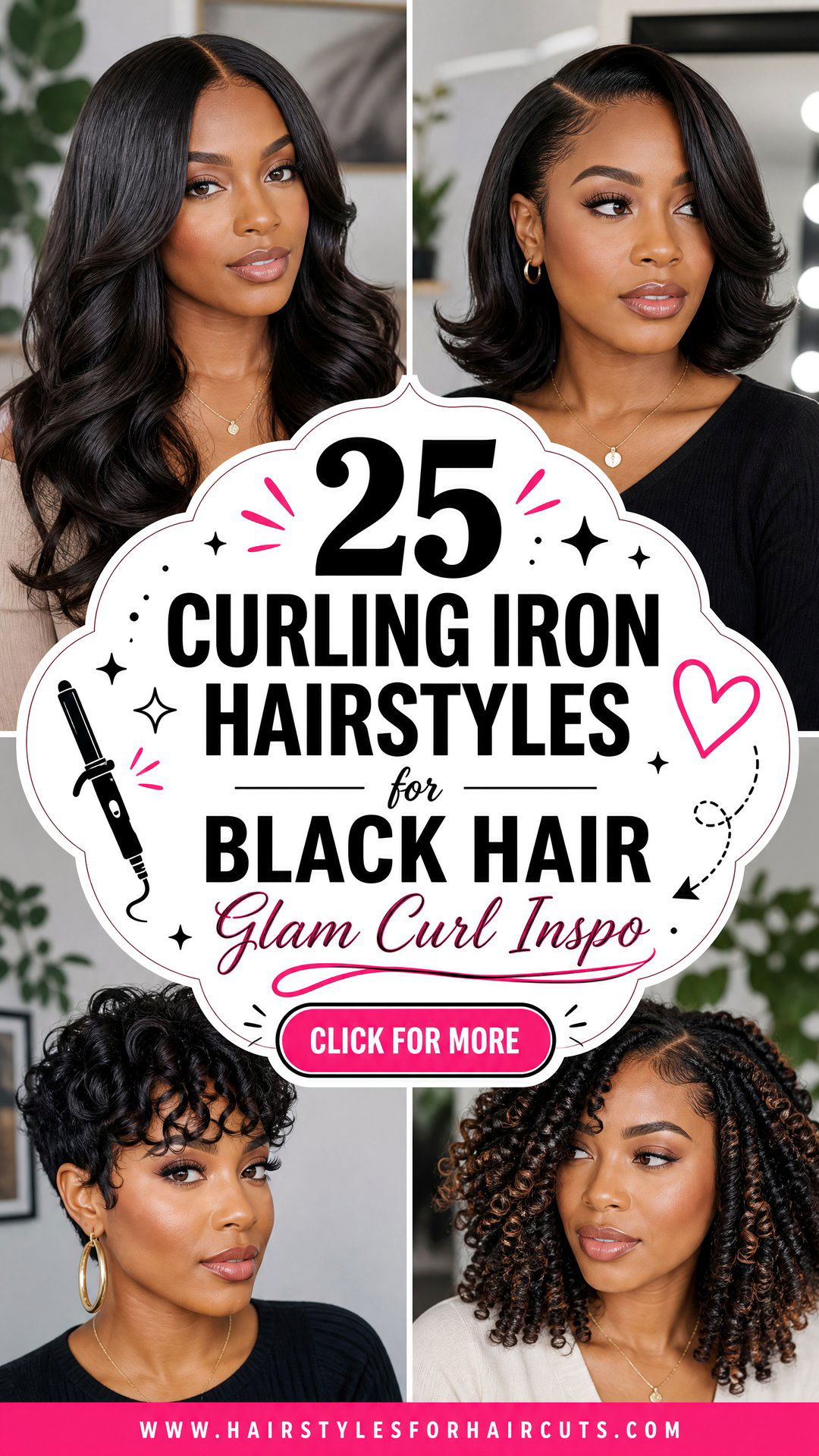 25 Curling Iron Hairstyles for Black Hair to Love - 25 Curling Iron Hairstyles for Black Hair to Love