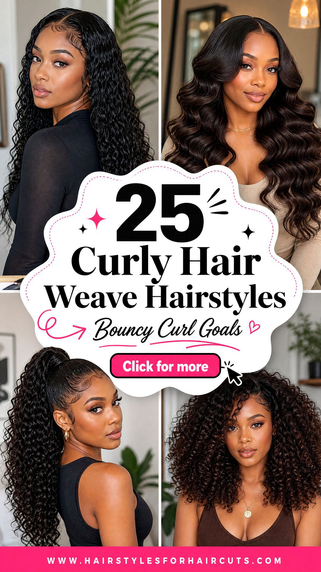 25 Curly Hair Weave Hairstyles for Gorgeous Bouncy Looks - 25 Curly Hair Weave Hairstyles for Gorgeous Bouncy Looks