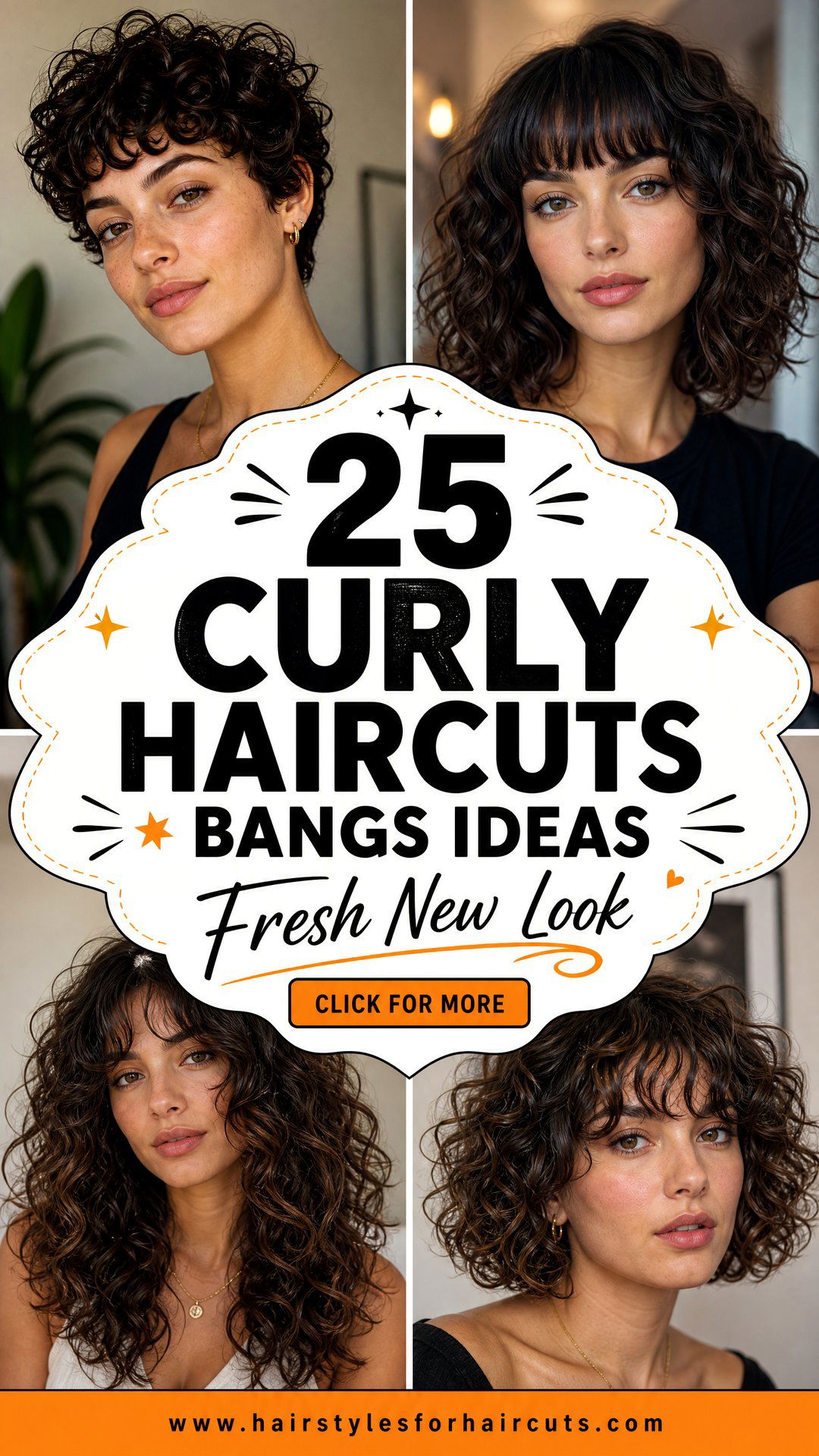 25 Curly Haircuts Bangs Ideas for a Fresh New Look - 25 Curly Haircuts Bangs Ideas for a Fresh New Look