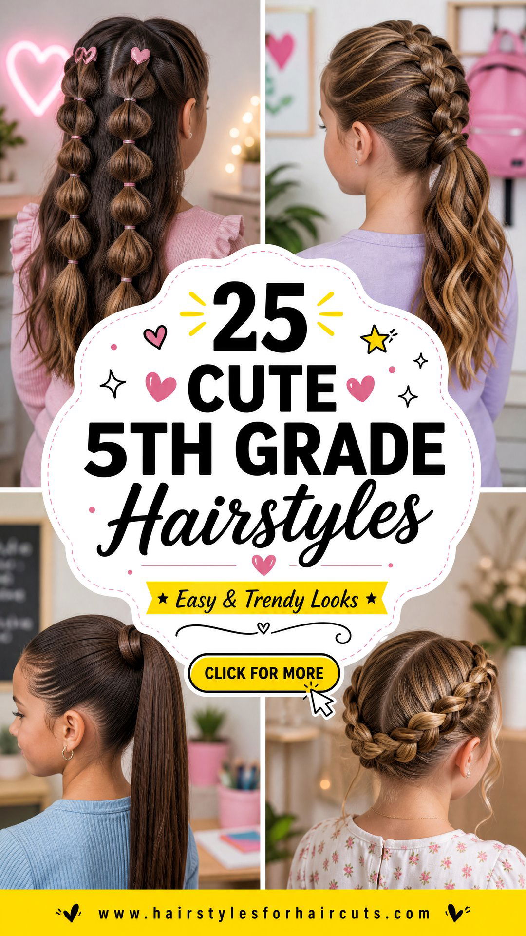 25 Cute 5th Grade Hairstyles for School Easy and Trendy - 25 Cute 5th Grade Hairstyles for School: Easy & Trendy