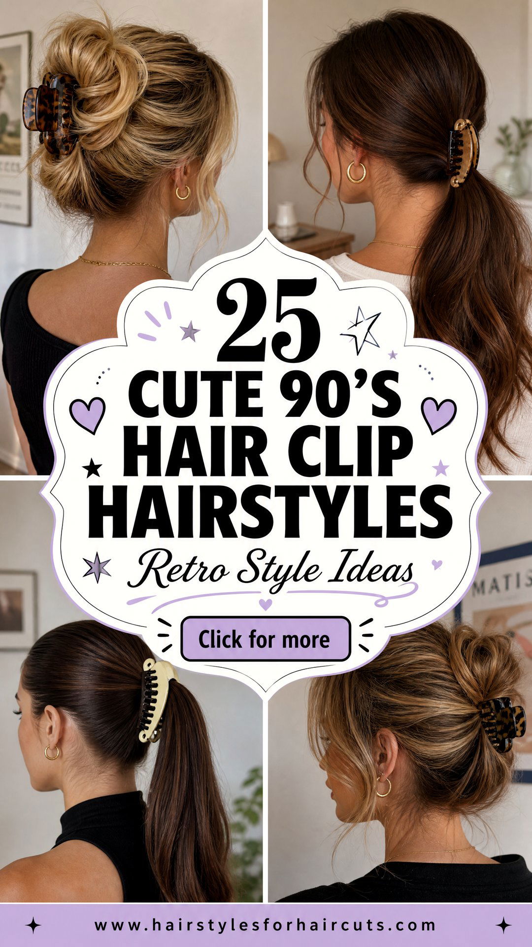 25 Cute 90s Hair Clip Hairstyles Retro Style Ideas - 25 Cute 90’s Hair Clip Hairstyles: Retro Style Ideas