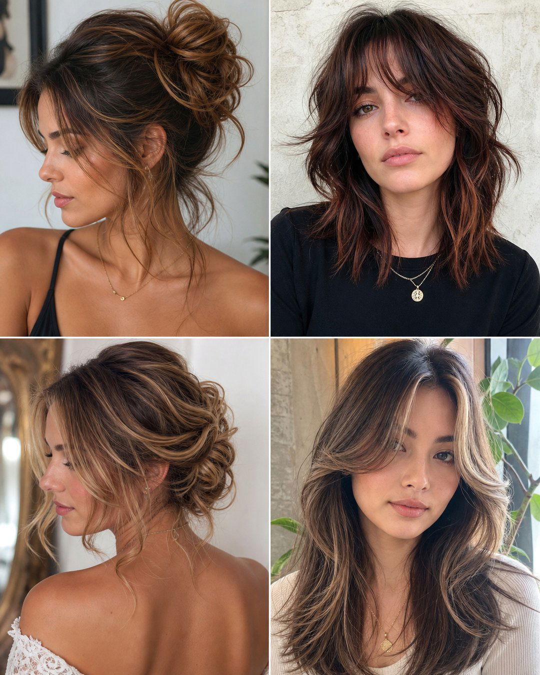 25 Cute Aesthetic Hairstyles for Medium Hair Ideas