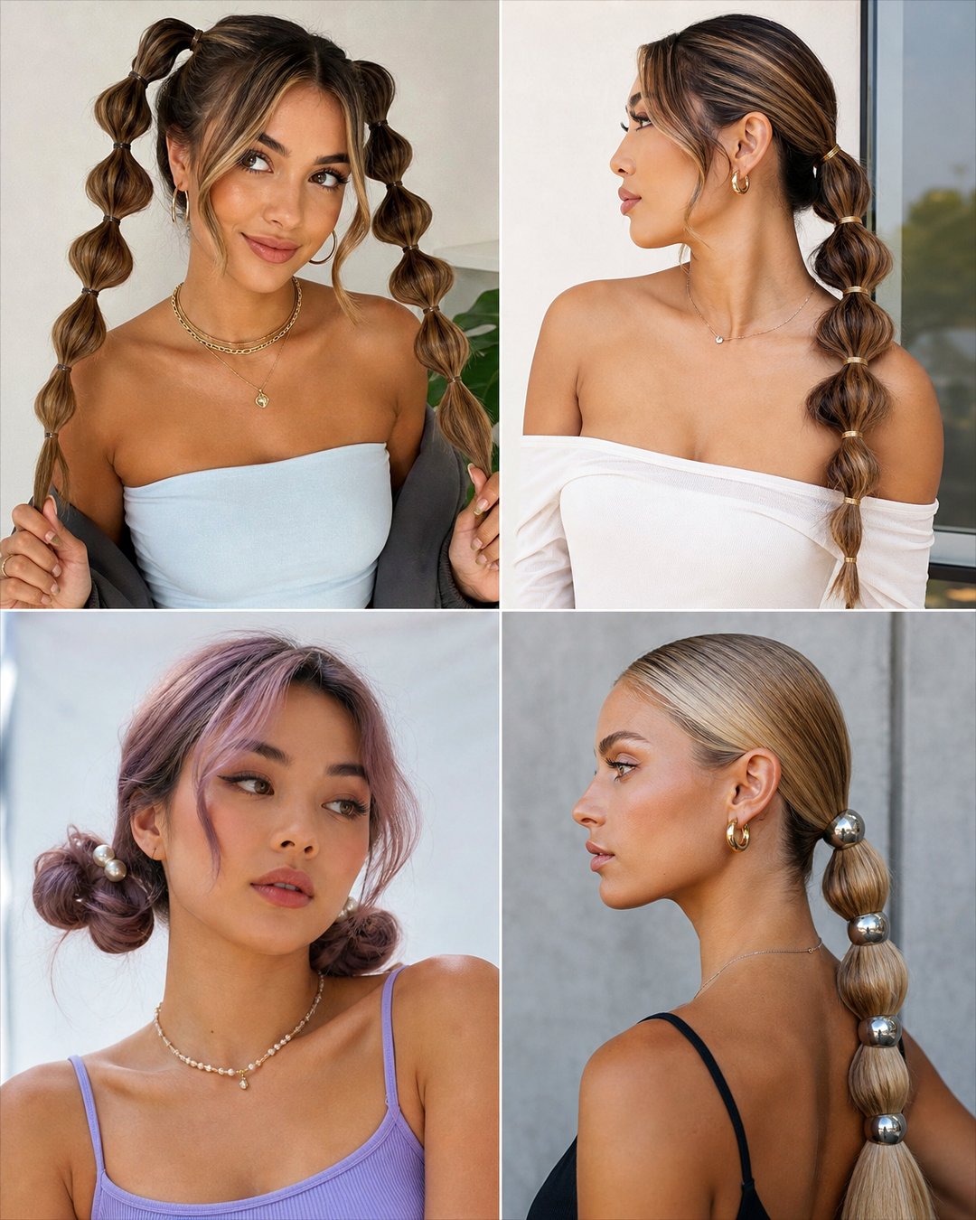 25 Cute Ball Hair Ties Hairstyles to Try Today