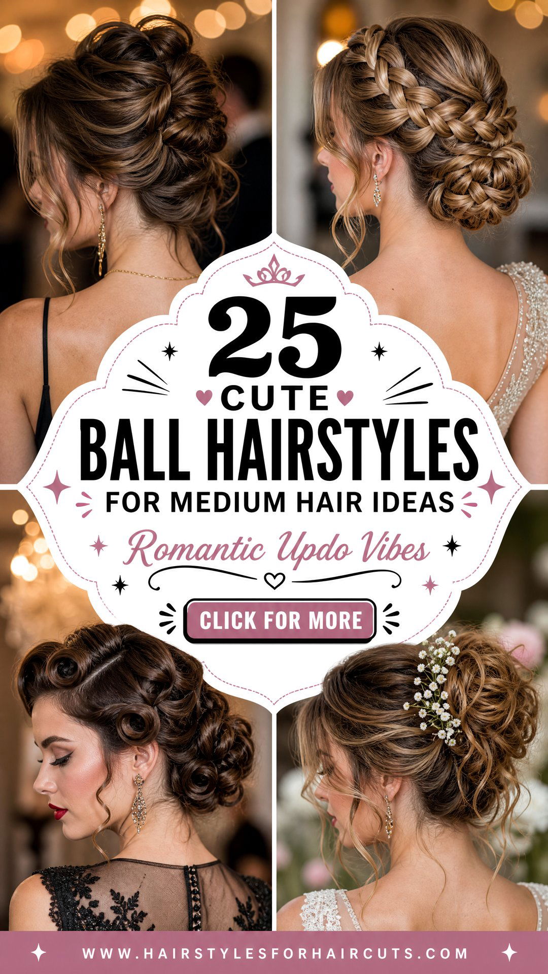 25 Cute Ball Hairstyles for Medium Hair Ideas - 25 Cute Ball Hairstyles for Medium Hair Ideas