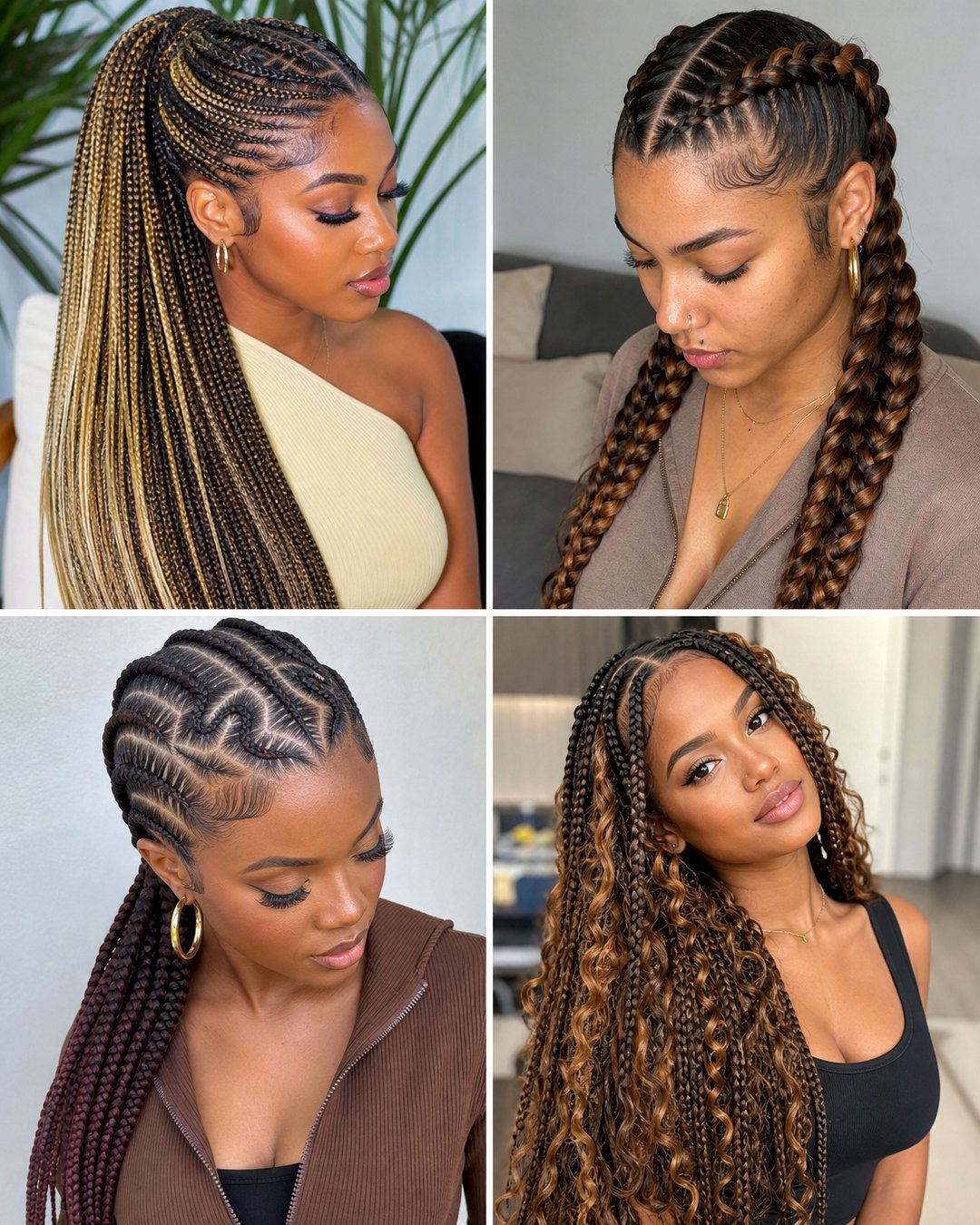 25 Cute Braid Hairstyles for Black Girls to Rock