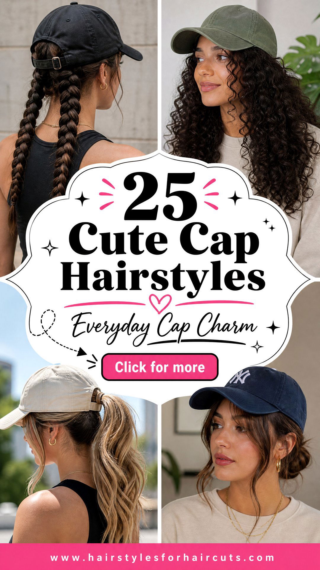 25 Cute Cap Hairstyles for Effortless Everyday Looks - 25 Cute Cap Hairstyles for Effortless Everyday Looks