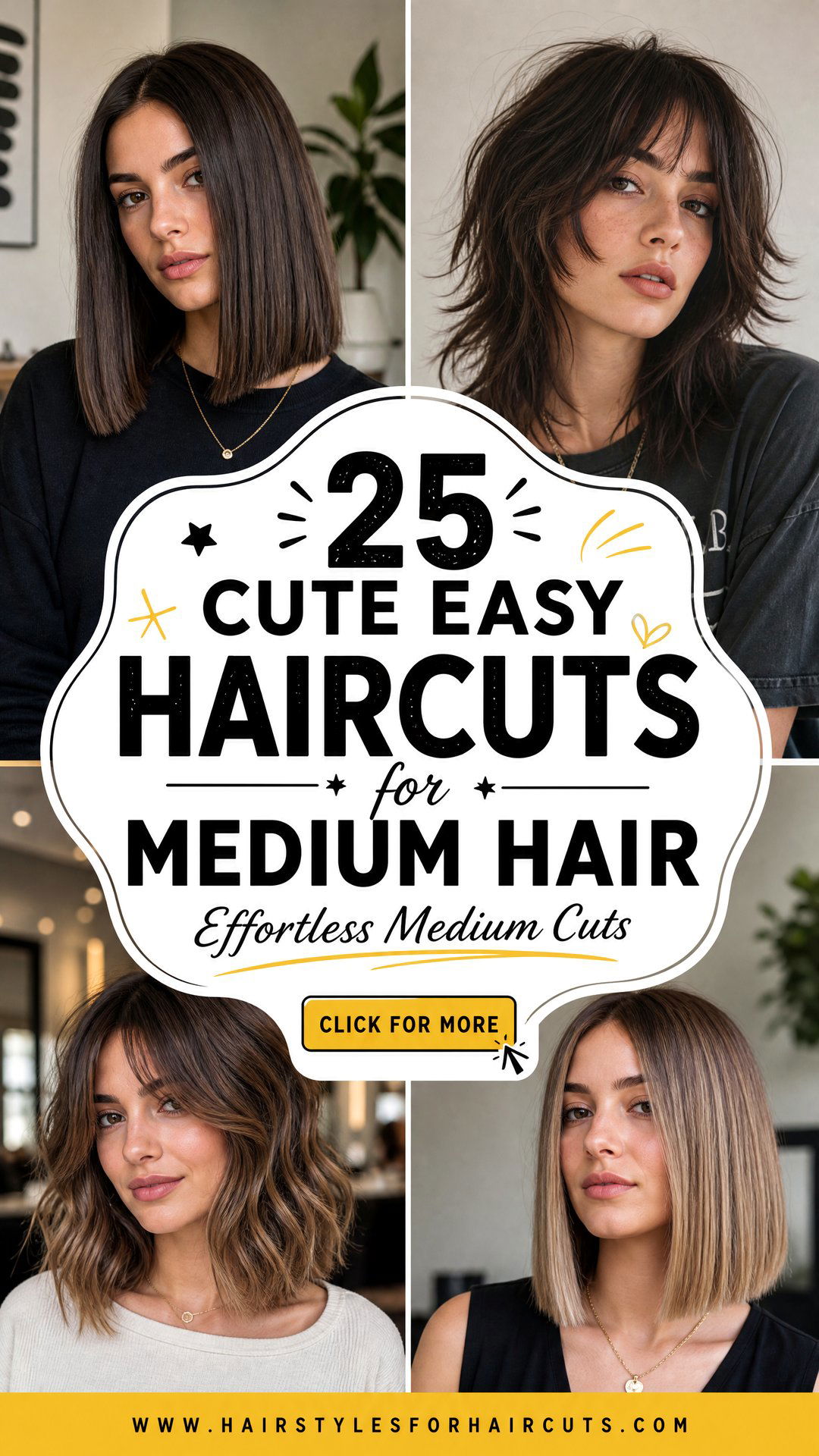 25 Cute Easy Haircuts for Medium Hair to Try Now - 25 Cute Easy Haircuts for Medium Hair to Try Now